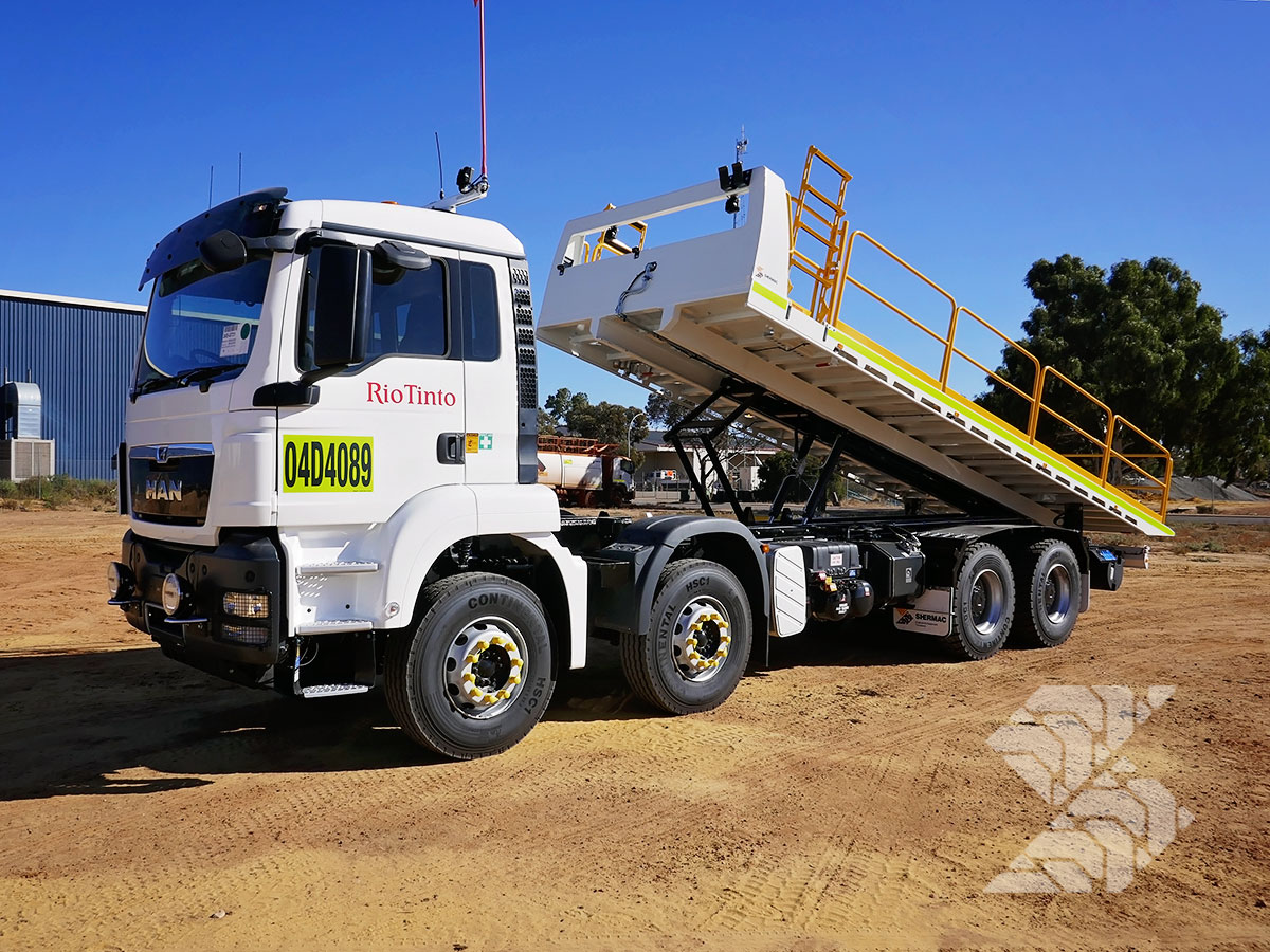 Custom Tilt Trays for the Mining Industry Shermac